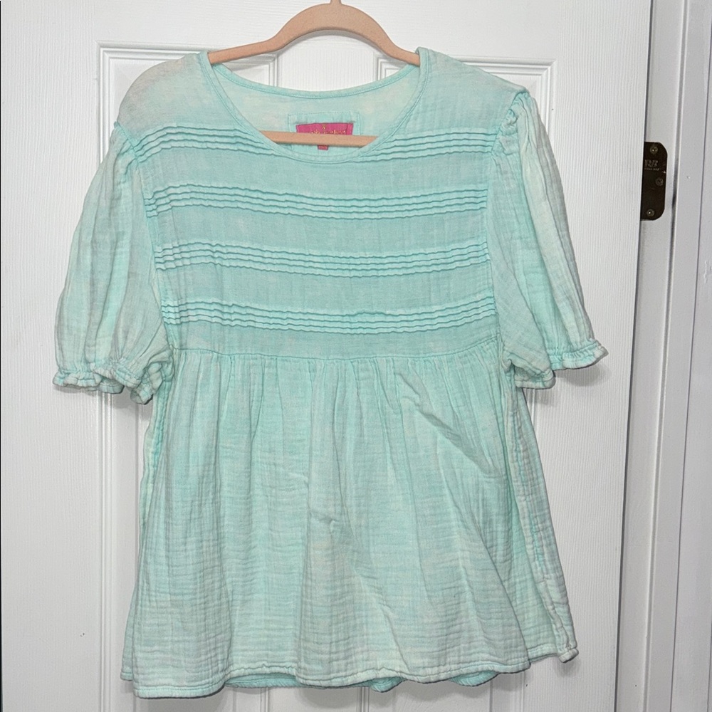 Simply Southern Light Blue Women's Blouse